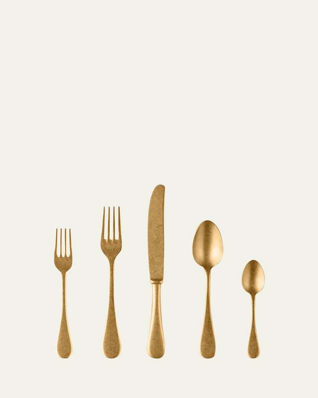 Vintage Oro 5-Piece Flatware Set